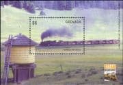Grenada 2004 Trains/ Locomotive/ Railways/ Transport/ Steam 200th/ Narrow Gauge 1v m/s (s5709c)