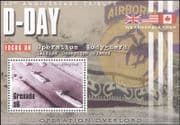 Grenada 2004 WW II/D Day Anniv/ Boats/ Landing Craft/ Military/ War 1v m/s (n15405)