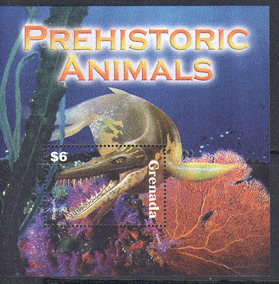 Grenada 2005 PREHISTORIC / Marine Animal m / s ref:n13597