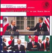 Grenada 2009 Barack Obama/ Felipe Calderón/ Politics/ People/ Politicians 4v m/s (n41985g)