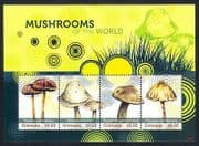 Grenada 2009 Fungi / Plants / Nature / Mushrooms 4v m / s (n32618)