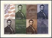 Grenada 2011 Abraham Lincoln / Politics / Politicians / People / History 4v m / s (n40854)
