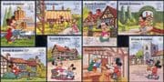 Grenada Grenadines 1990 Disney/ Mickey/ Shakespeare/ Buildings/ StampEx/ Cartoons 8v set (s437j)