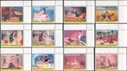 Grenada Grenadines 1992 Disney/Goofy 60th Anniv./ Films/ Cinema/ Animation/ Cartoons 12v (b00310)