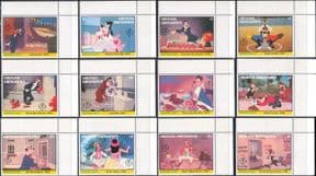 Grenada Grenadines 1992 Disney/Goofy 60th Anniv./ Films/ Cinema/ Animation/ Cartoons  12v  (b00310)