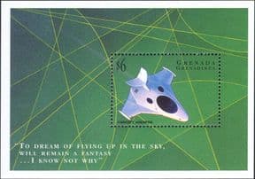 Grenada Grenadines 1998  Aviation/ Planes/ Aircraft/ Transport/ Concept  1v m/s  (b4948v)