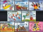 Grenada Grenadines 1998 Disney/ Mickey/ Olympics/ Olympic Games/ Sports 8v set (b245d)