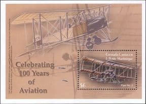 Grenada Grenadines 2003  Aviation/ Planes/ Aircraft/ Transport/ History  1v m/s  (b4948c)