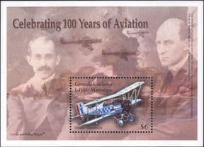 Grenada Grenadines 2003  Aviation/ Planes/ Aircraft/ Transport/ History  1v m/s  b4948d