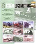Grenada Grenadines 2004 Trains/ Steam Engines/ Locomotives/ Railway/ Rail/ Transport 9v sht (n12542)