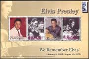 Grenada Grenadines 2007 Elvis Presley / Music / Cinema / People / Guitar 4v m / s (n40890)