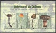 Grenada Grenadines 2011 Fungi / Mushrooms / Plants / Nature 4v m / s (n40147)