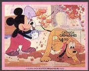 Grenada Grens 1981 Disney / Pluto / Mickey 1v m / s (n22454)