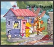 Grenada Grens 1998 Pooh / Disney / Tigger / Train m / s b4478a