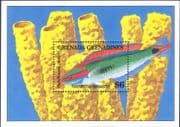 Grenadines of Grenada 1994 Rainbow Wrasse/ Fish/ Nature/ Wildlife 1v m/s (b6745q)