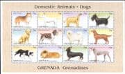 Grenadines of Grenada 1995 Dogs/ Animals/ Pets/ Nature/ Labrador/ Spaniel/ Setter 12v sht (b3709r)