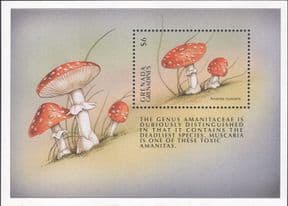 Grenadines of Grenada 1997  Fungi/ Mushrooms/ Plants/ Nature  1v m/s  (b7735d)