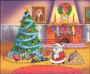 Grenadines of Grenada 1998 Disney/ Christmas/ Santa Claus/ Toy Train/ Railway 1v m/s (d00286)