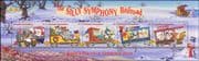 Grenadines of Grenada 1998 Disney/ Santa/ Three Pigs/ Wolf/ Trains/ Cartoons 5v stp - m/s (b1815b)