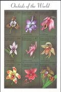 Grenadines of Grenada 1998 Orchids/ Flowers/ Plants/ Nature 9v sht (b4222g)