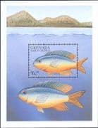 Grenadines of Grenada 1999 Damsel Fish/ Marine/ Nature/ Wildlife 1v m/s (s639)