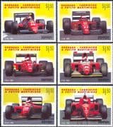 Grenadines of Grenada 2001 FERRARI/ Racing/ Cars/ GP/ F1/ Grand Prix/ Transport 6v set (s5044k)