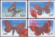 Grenadines of Grenada 2001 Moths/ Insects/ Nature/ Conservation 4v set (s2367k)