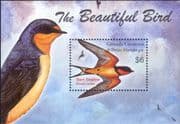 Grenadines of Grenada 2003 Barn Swallow/ Birds/ Nature/ Wildlife 1v m/s (b5412k)