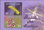 Grenadines of Grenada 2010 Orchids/ Nature/ Flowers/ Plants 2v m/s (s3491e)