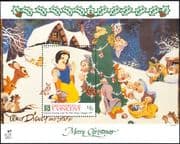 Grenadines of St Vincent 1991 Christmas/ Disney/ Snow White/ Dwarf/ Cartoons/ Animation 1v m/s b409c