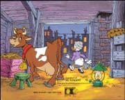 Grenadines of St Vincent 1992 Disney/ Cow/ Lamp/ Fire/ StampEx/ Cartoons/ Cattle 1v m/s (b1992)