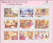 Grenadines of St Vincent 1992 Disney/ Princess/ Pea/ Fairy Stories/ Andersen/ Cartoons 9v sht b2224a