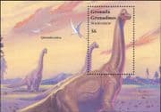Grenadines pf Grenada 1994 Dinosaurs/ Prehistoric Animals/ Nature 1v m/s (b7119x)