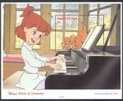 Grenadines St Vincent 1992 Disney/Oliver/Cat/Piano/Music/Films/Cinema m/s n2229c
