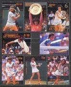 Grens St Vincent 1988 Tennis / Sport / Wimbledon 8v n27154