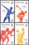 Guernsey 2004 Olympic Games/ Sports/ Olympics/ Athletes/ Animation 4v set (n27126)