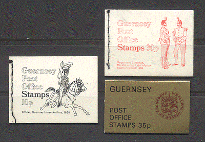 Guernsey 3 x bklts Military / Horse / Tourism / Flowers (a43)
