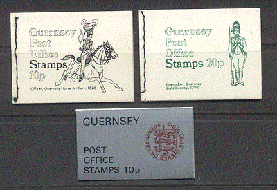 Guernsey 3 x bklts Military / Horse / Tourism / Flowers (a46)