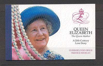 Guernsey Queen Mother Prestige booklet (n18315)
