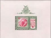 Guinea 1963 Red Cross/ Health/ Welfare/ Medical/ Space Capsule/ Maps IMPERF m/s (n30551f)