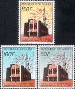 Guinea 1988 Satellite Earth Station/ Radio/ Communications/ Space 3v set (n46589)