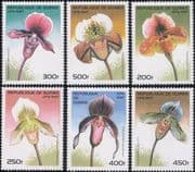 Guinea 1997 Orchids/ Flowers/ Plants/ Nature 6v set (b5311)