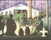 Guinea 1998 Boy Scouts 90th Anniversary/ Scouting/ Camp/ Fire/ Youth 1v m/s (b3814)