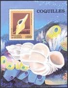 Guinea 1998 Sea Shells/ Marine/ Nature/ Molluscs/ Animals/ Wildlife 1v m/s (b6462)