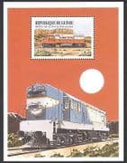 Guinea 1999 Trains / Rail / Railways / Locomotives / Transport 1v m / s (n40048)