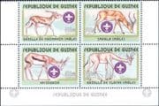 Guinea 2001 Scouts/ Scouting/ Badge/ Gazelles/ Animals/ Wildlife/ Nature 4v blk (b3485h)