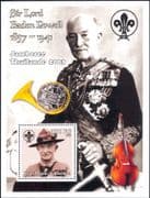 Guinea 2002 Scouts/ Scouting/ Lord Baden-Powell/ Music/ French Horn/ Cello 1v m/s (s3575)