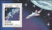 Guinea Bissau 1983 Space Station/ Soyuz/ Salyut/ Shuttle/ Exploration 1v m/s (s3484)