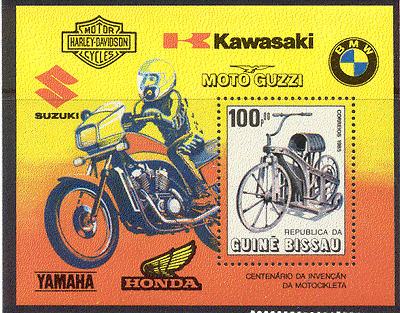 Guinea Bissau 1985 MOTOR CYCLE / Bikes 1v m / s ref:n11235