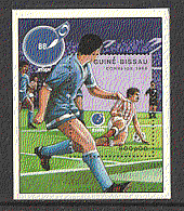 Guinea Bissau 1988 Football / Soccer / Sports 1v m / s b7348